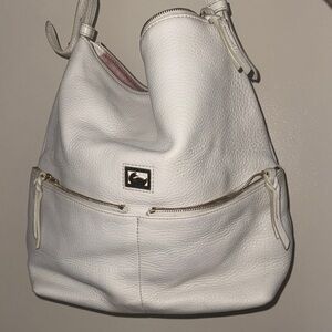 Dooney & Bourke White Leather Backpack